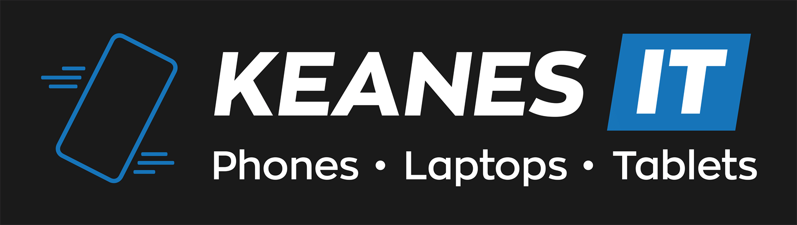 Keanes IT logo &ndash; phones, laptops and tablets