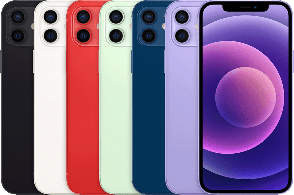 iPhone 12 &mdash; manufacturer illustration, not current shop stock