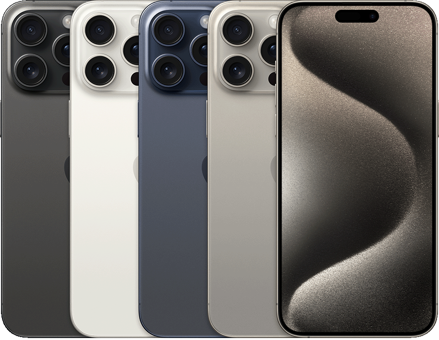 iPhone 15 Pro Max &mdash; manufacturer illustration, not current shop stock