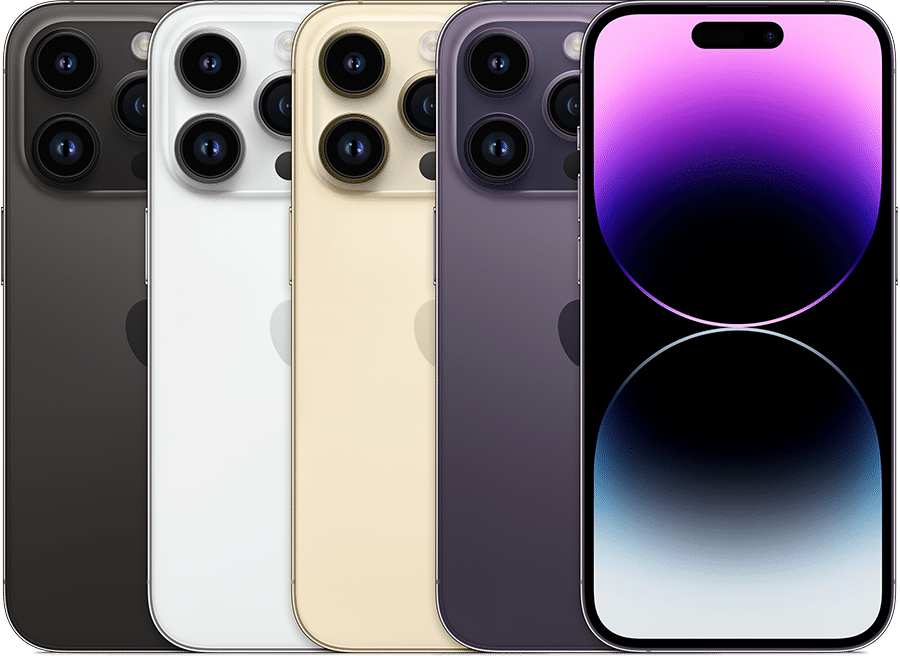 iPhone 14 Pro &mdash; manufacturer illustration, not current shop stock